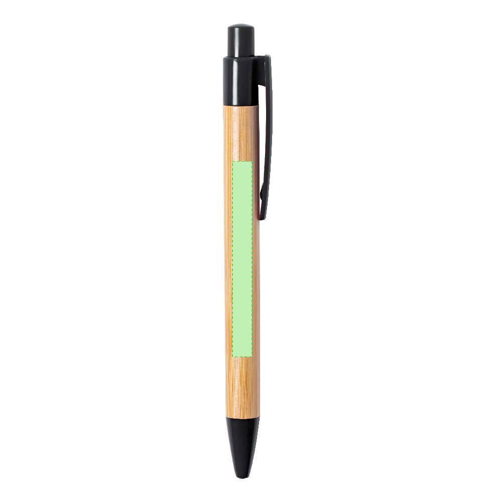 Branding diagram for Ballpoint pens of bamboo, with printing mechanism Heloix – Area 2