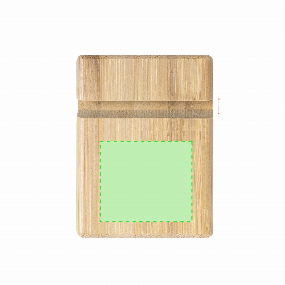 Branding diagram for Bamboo mobile phone and tablet stand Delim – Area 2