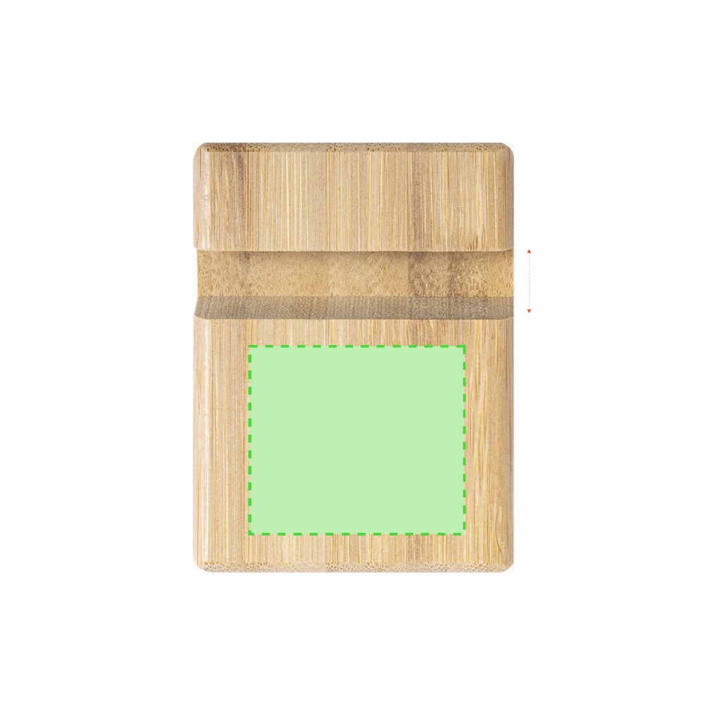 Branding diagram for Bamboo mobile phone and tablet stand Delim – Area 4