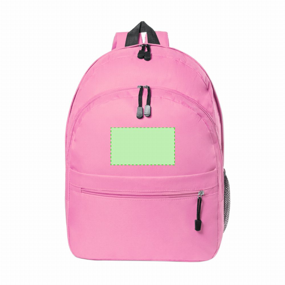 Branding diagram for Backpack Ventix – Top top top