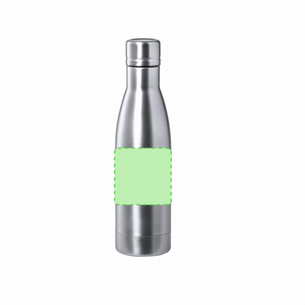 Druckskizze für Thermoflasche aus Edelstahl, 500 ml Kungel – Vorderseite