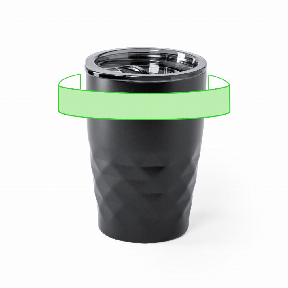 Druckskizze für Thermobecher aus Edelstahl, 350 ml Blur – rund um den Becher