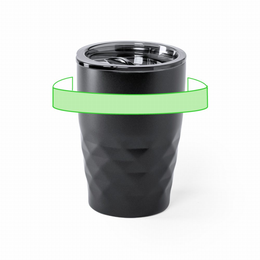 Druckskizze für Thermobecher aus Edelstahl, 350 ml Blur – rund um den Becher