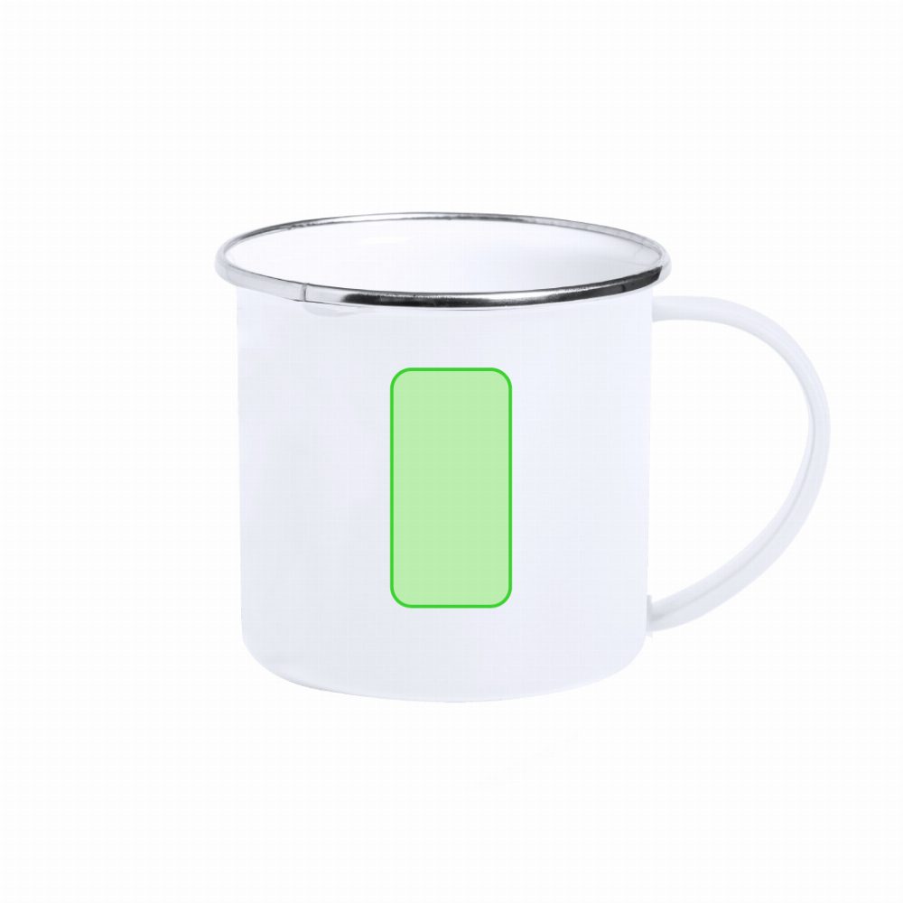 Branding diagram for Stainless steel cup 380 ml Kirpal – Page B