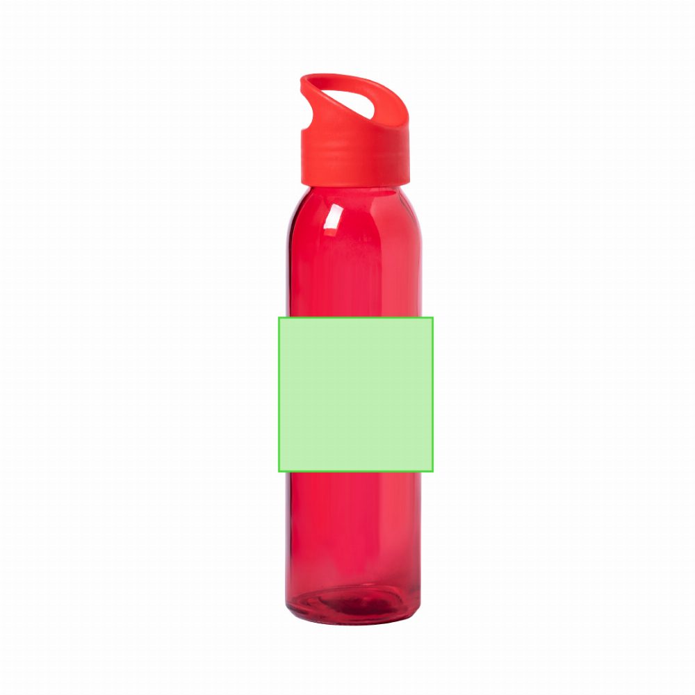 Branding diagram for Glass drinking bottle, 470 ml Tinof – Front