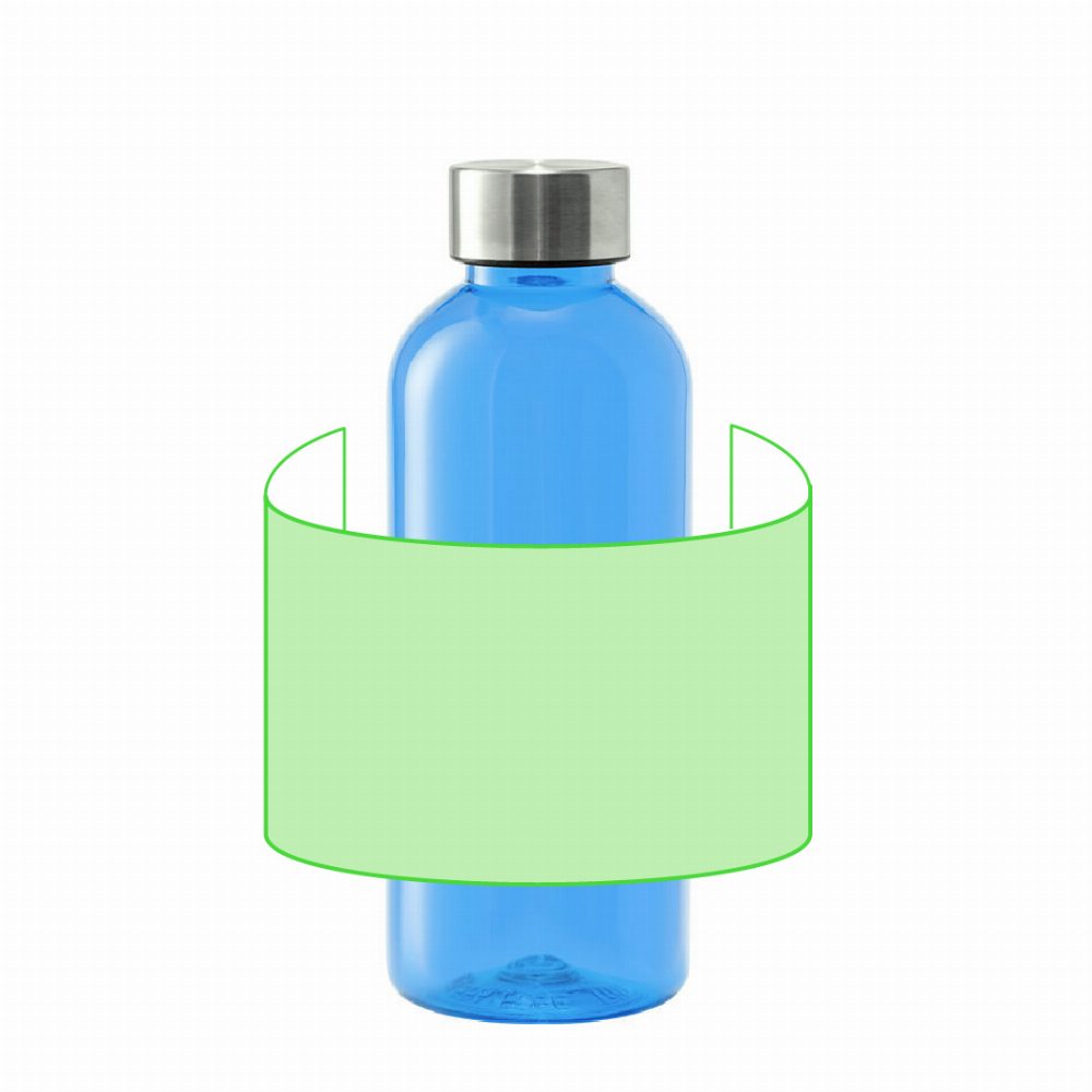 Branding diagram for Drinking bottle of tritane, 600 ml Hanicol – Around the body