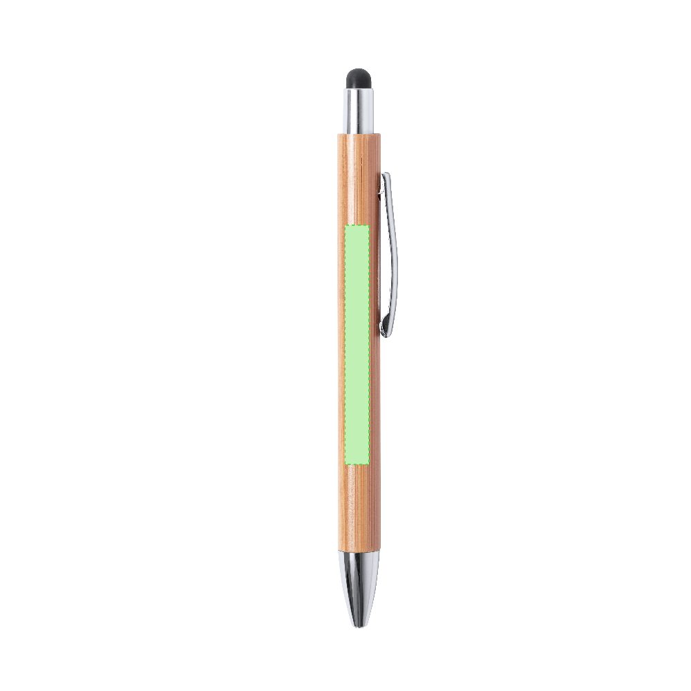 Branding diagram for Ballpoint pens of bamboo, with printing mechanism Zharu – Area 2