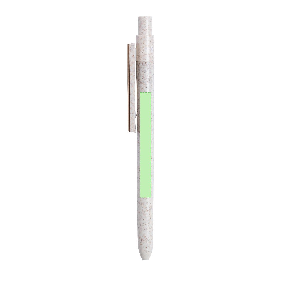 Branding diagram for Ballpoint pens of bamboo, with printing mechanism Yusin – Area 1