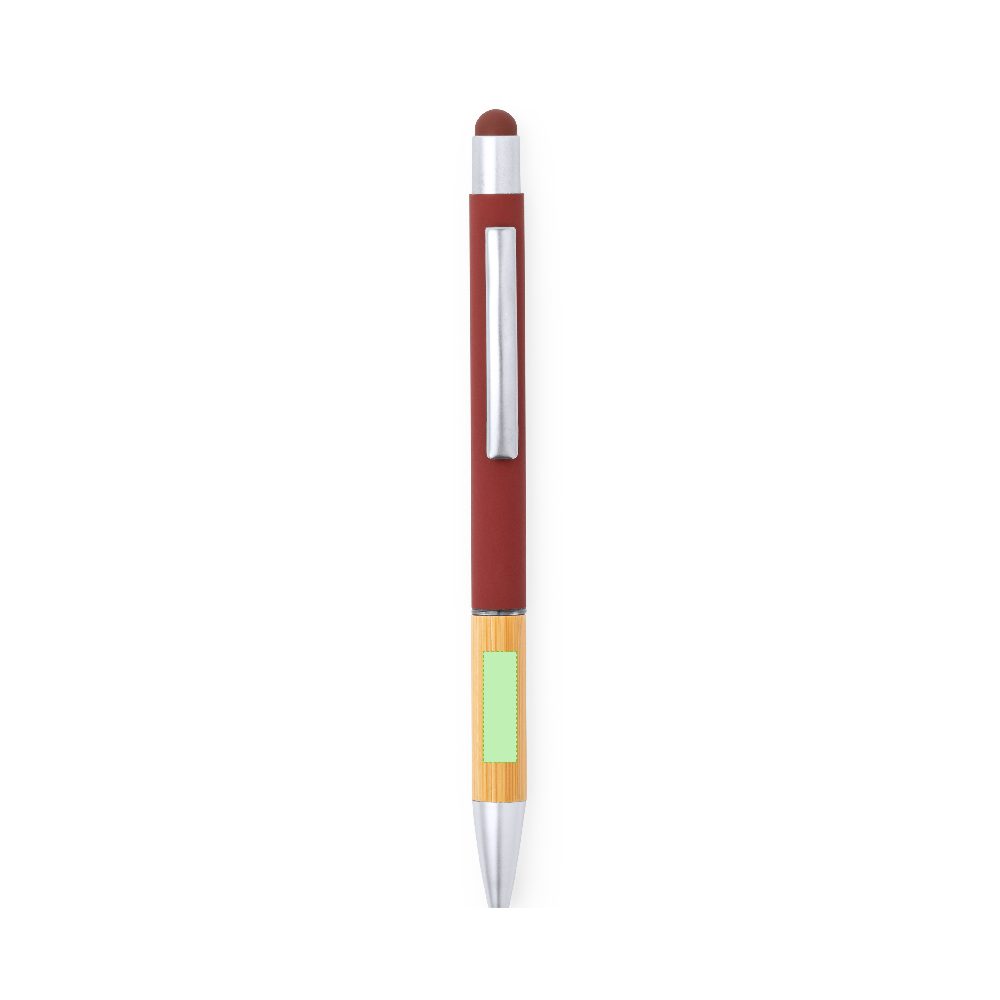 Branding diagram for Ballpoint pens of bamboo, with printing mechanism Zabox – Area 9