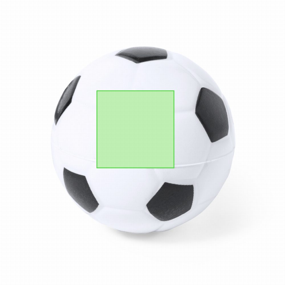 Druckskizze für Antistressball Chaiss – mittige Markierungsfläche