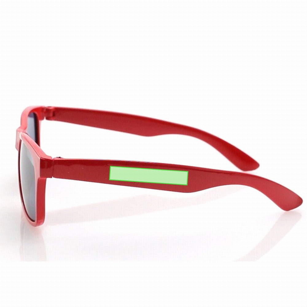 Druckskizze für Kindersonnenbrille Spike – Auf der linken Stift