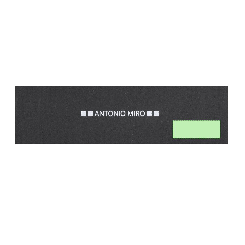 Branding diagram for Touches of metal ANTONIO MIRÓ Yago – Area 10