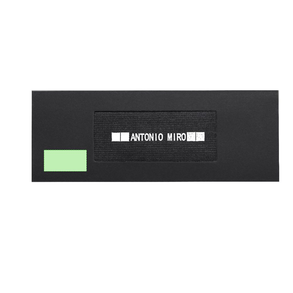 Branding diagram for Metal ballpoint pen (ANTONIO MIRÓ) Dayo – Area 10
