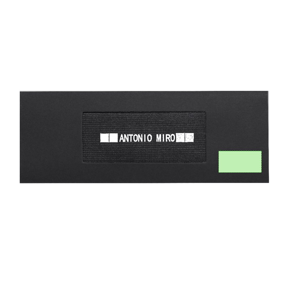 Branding diagram for Metal ballpoint pen (ANTONIO MIRÓ) Dayo – Area 11