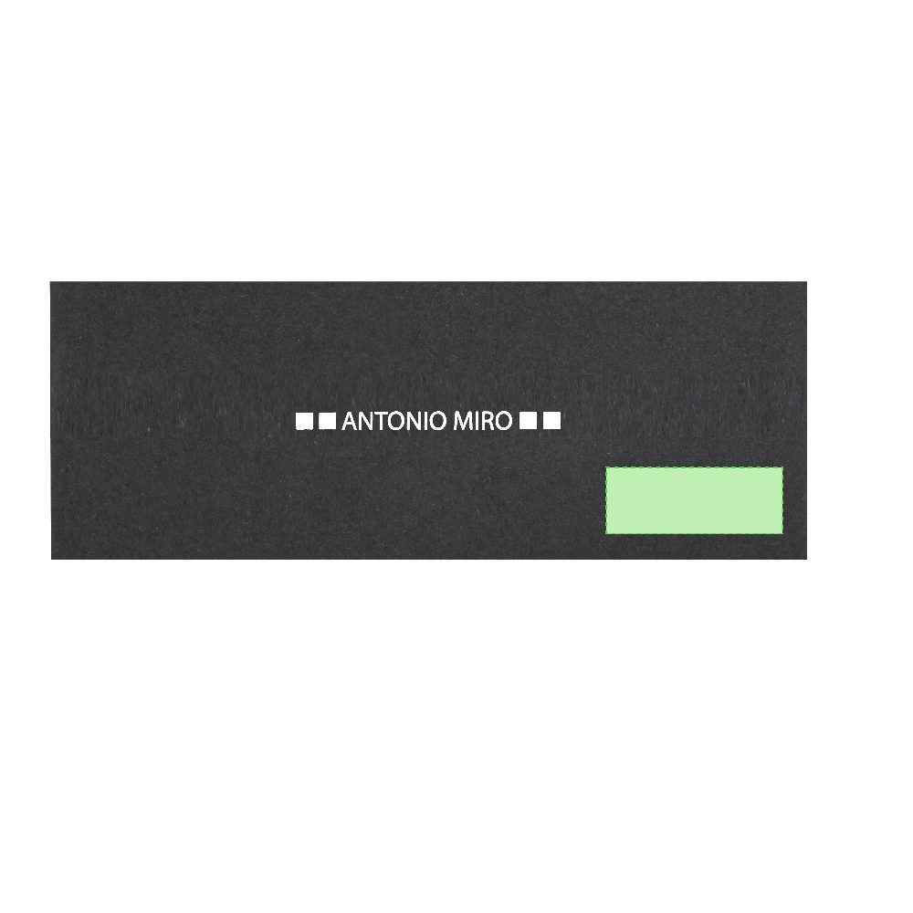 Branding diagram for Metal ballpoint pen (ANTONIO MIRÓ) Dayo – Area 9