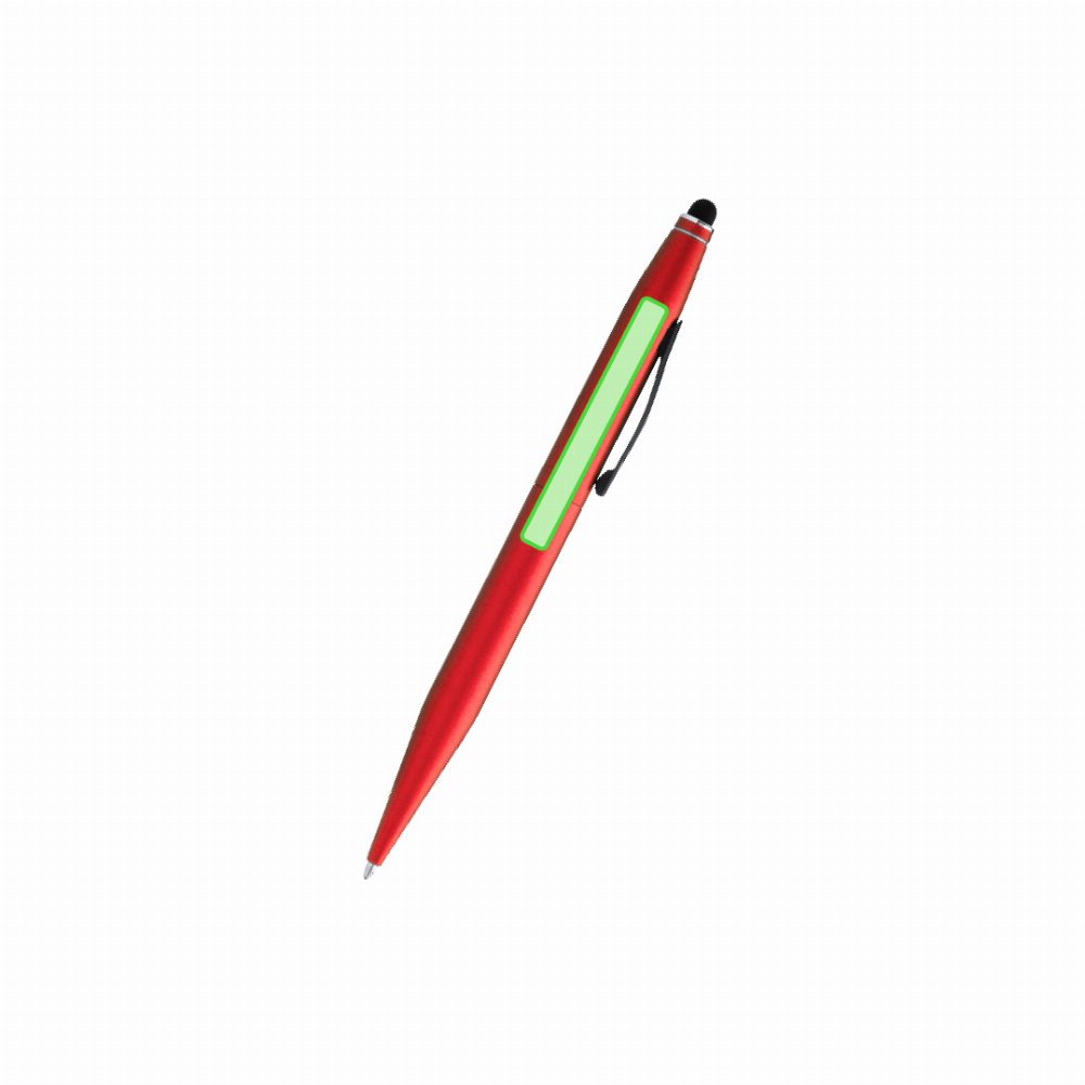 Branding diagram for Touches of metal cross ballpoint pen Tech 2 – B-side clip area