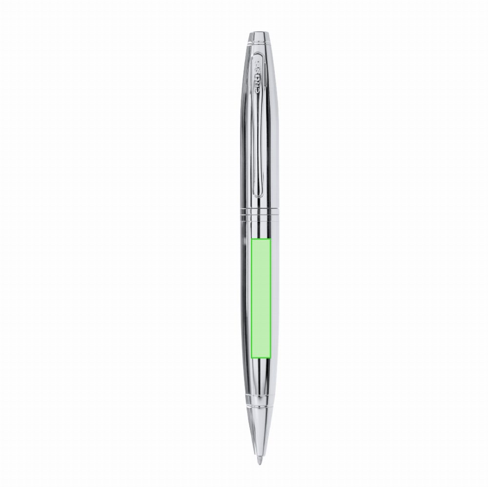 Branding diagram for Metal cross ballpoint pens Calais – Area 7
