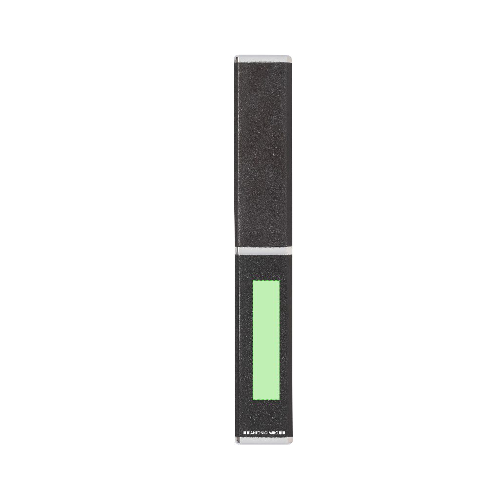 Branding diagram for Aluminium ballpoint pen (ANTONIO MIRÓ) Helmor – Area 9