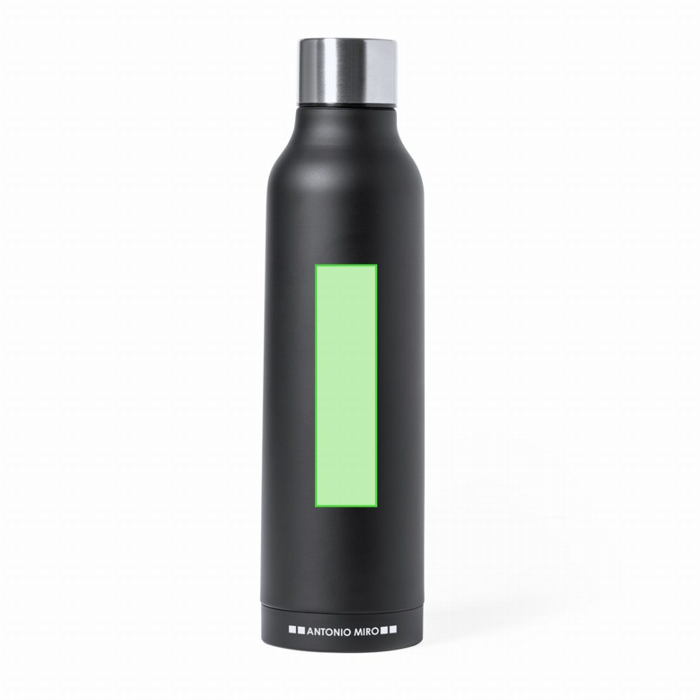 Branding diagram for Thermal bottle made of stainless steel, 500 ml Antonio Miro Thomson – Around the drinking bottle
