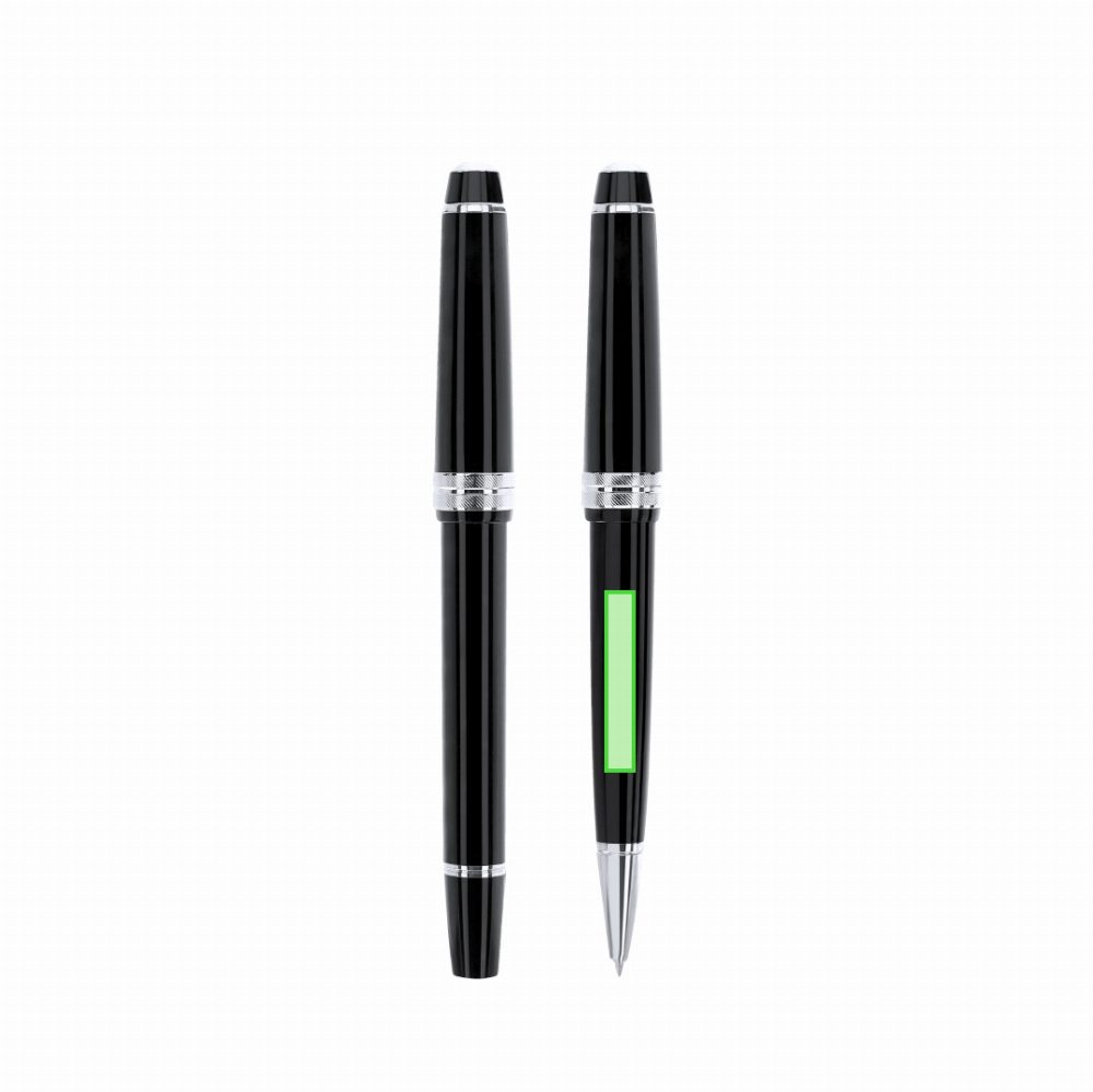 Branding diagram for Writing set with ballpoint pen and ink roller cross Bailey Light – Area 7