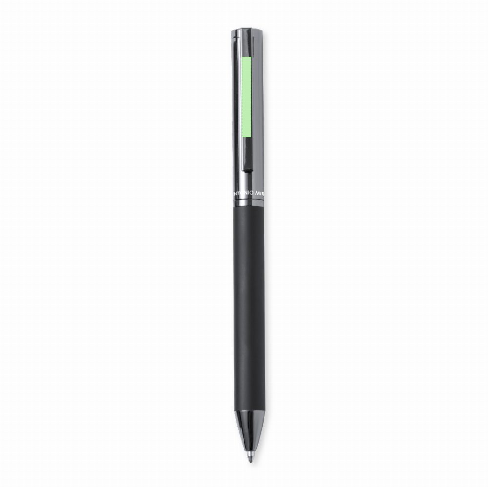 Branding diagram for Writing set with ballpoint pen and ink scooter Antonio Miro Tengluk – Area 4