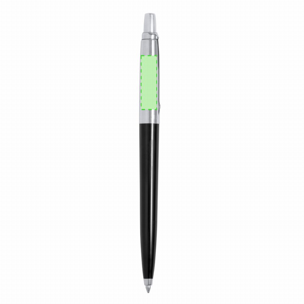 Branding diagram for Ballpoint pens of recycled stainless steel, with printing mechanism Jotter Recycled Write-in black – Area 3