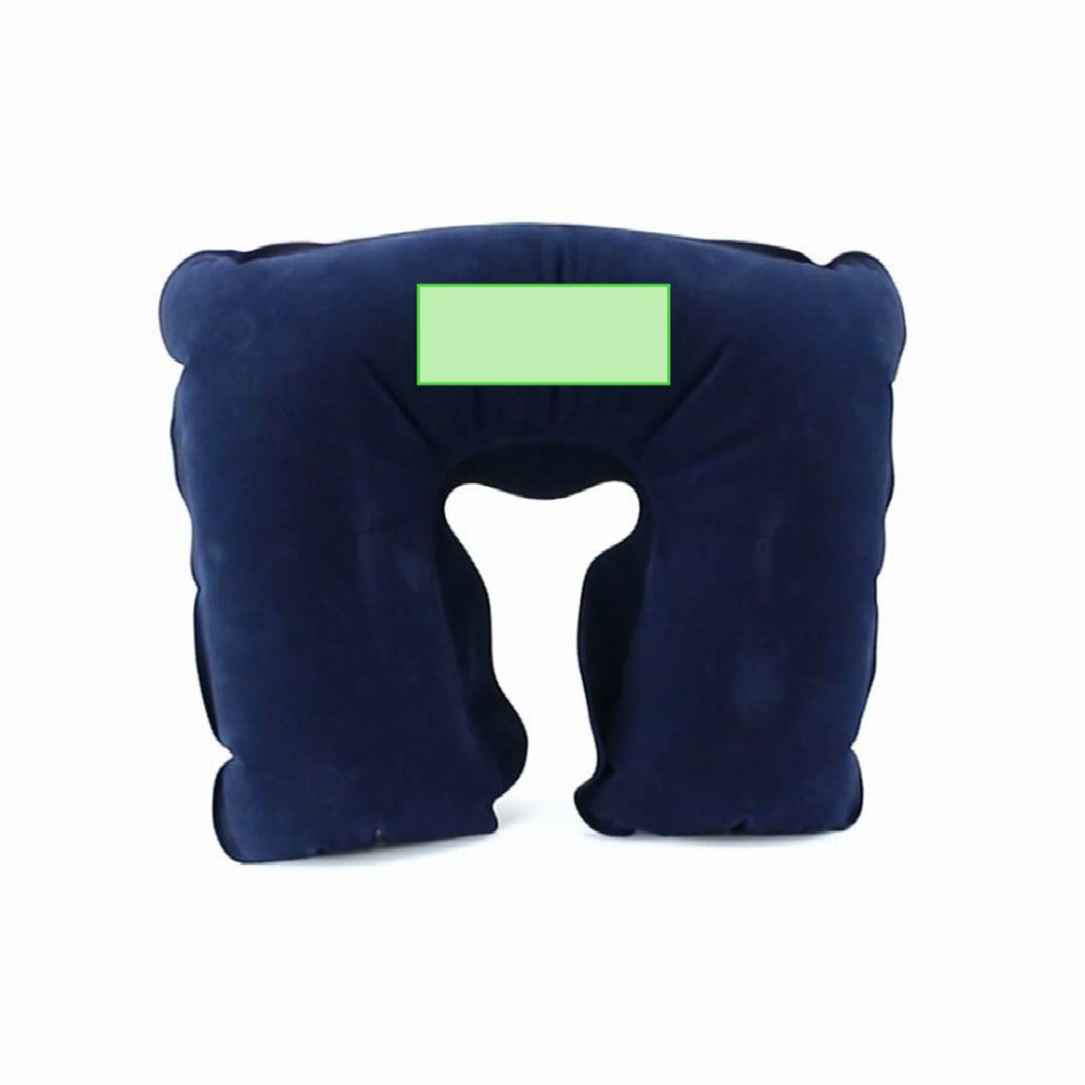 Branding diagram for Inflatable neck pad Traveller – Focused on the pad