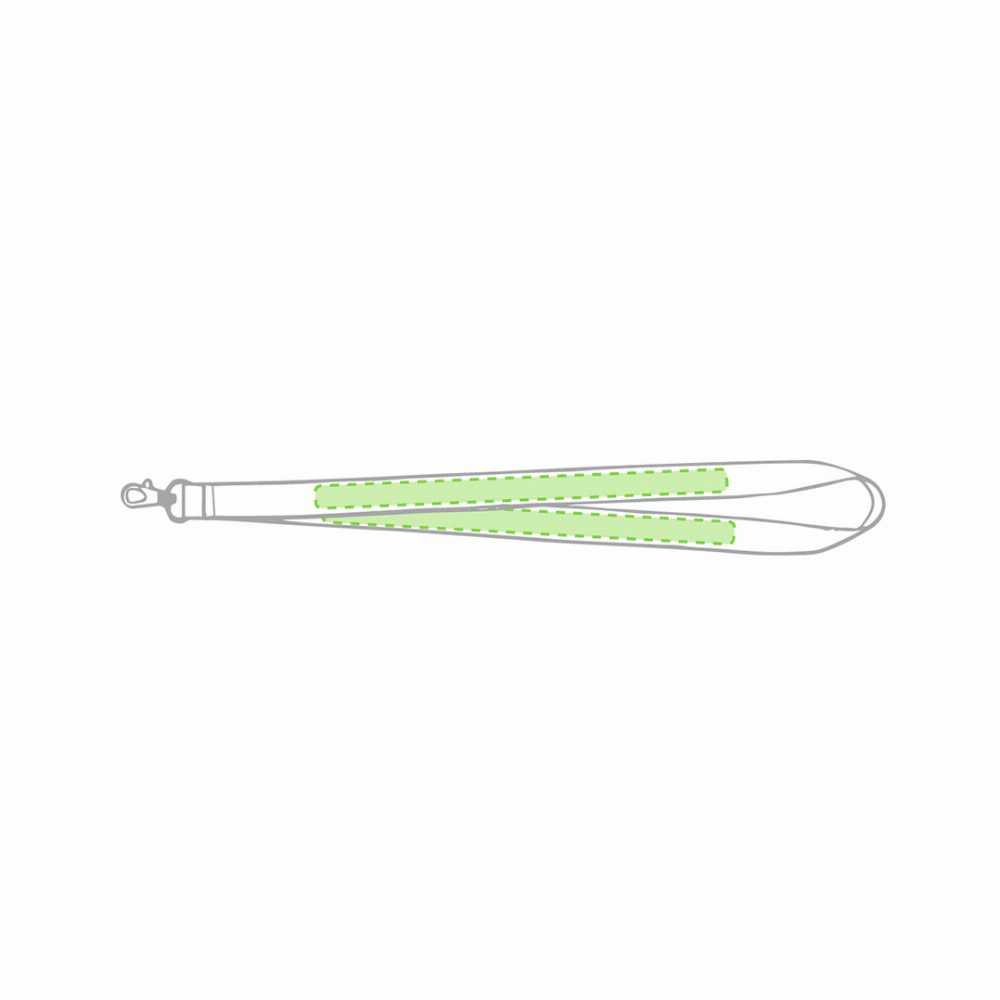 Druckskizze für Lanyard Schlüsselband Neck – Seite 1 innerhalb der beiden Streifen