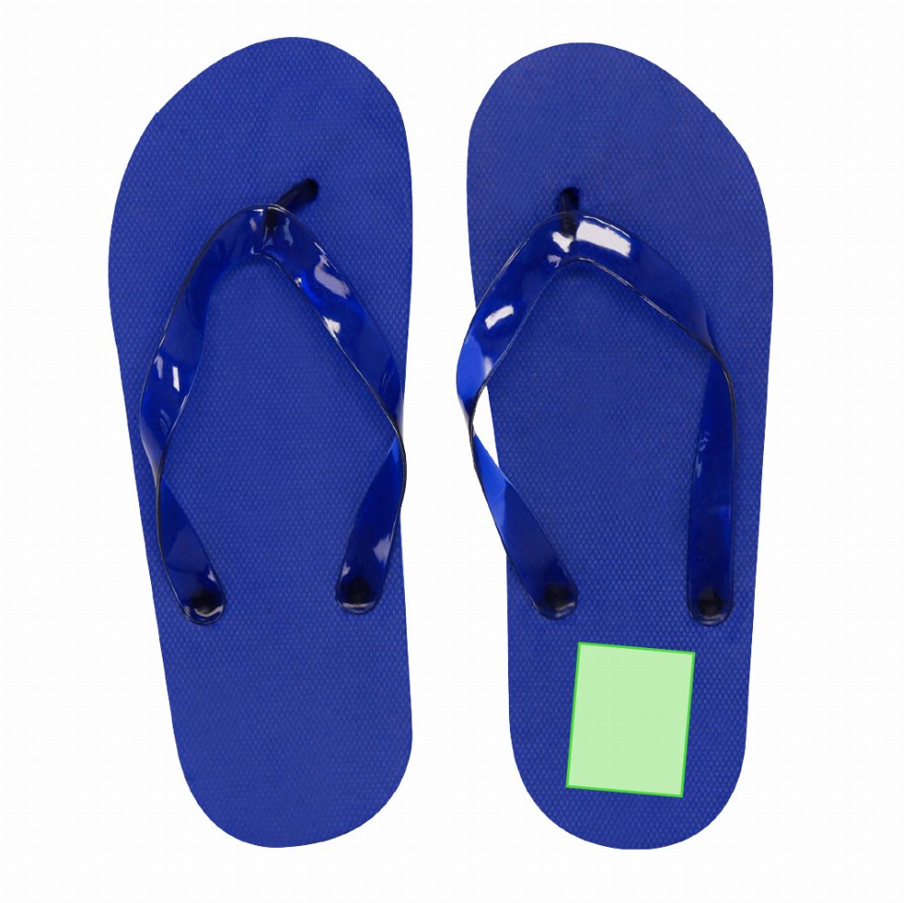 Branding diagram for Flip flops Salti – Heel of the right flip-flop