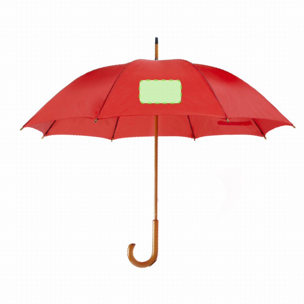 Branding diagram for Metal umbrella Santy – In a panel