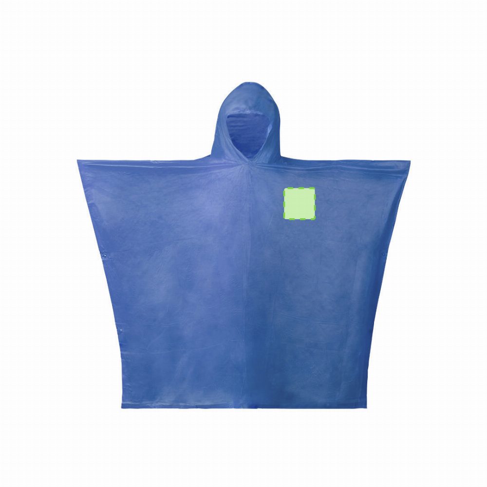 Druckskizze für Poncho Montello – In der linken Brusttasche Typ