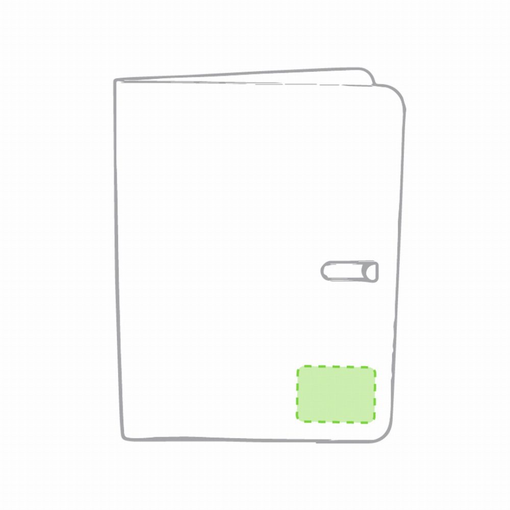 Branding diagram for Typewriter Neco – On the lower right cover