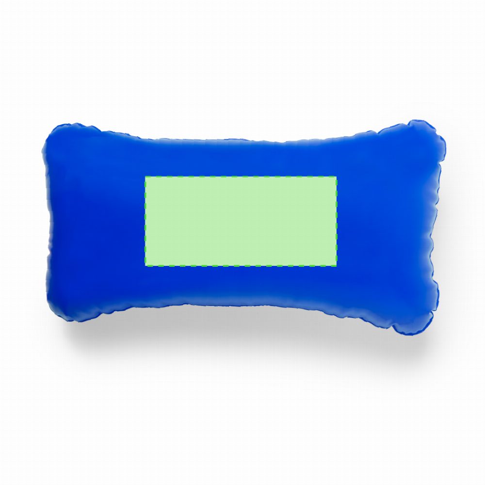 Branding diagram for Inflatable cushion Cancún – Central marking surface
