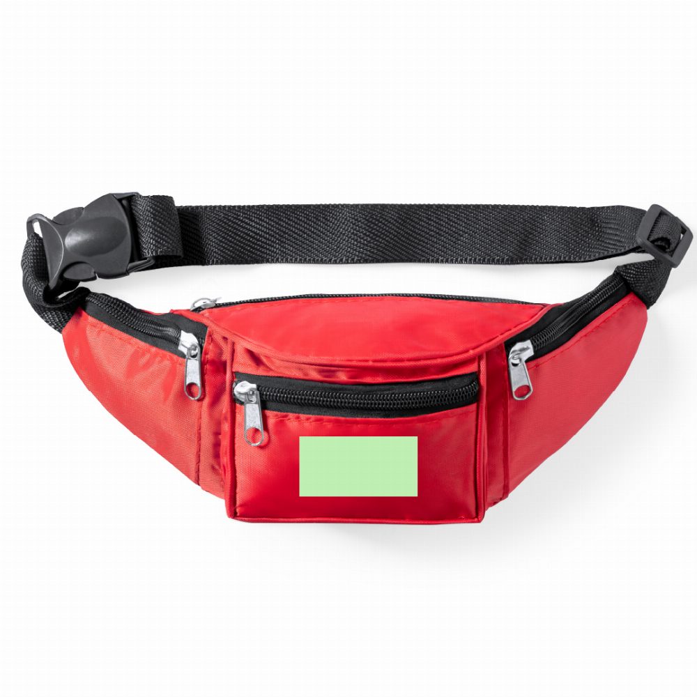 Druckskizze für Bauchtasche Crown – In der Tasche