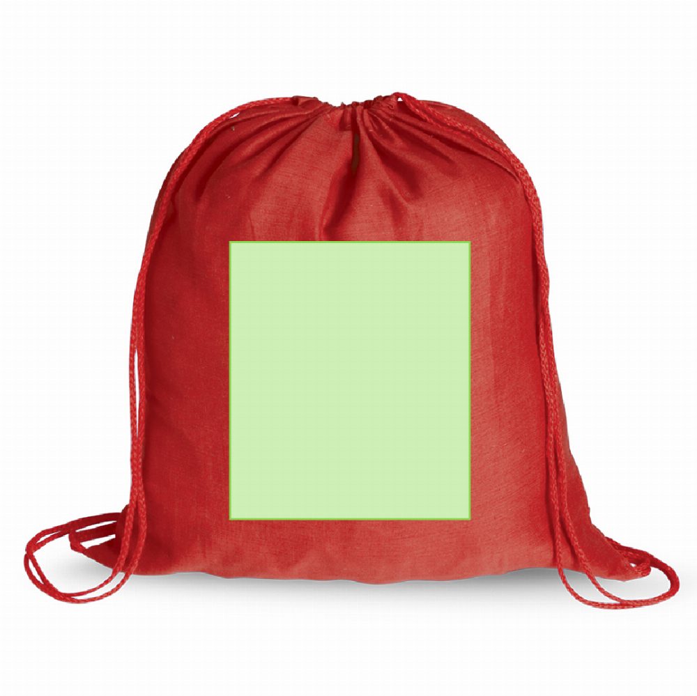 Branding diagram for Cotton drawstring bag bags Bass – Page B
