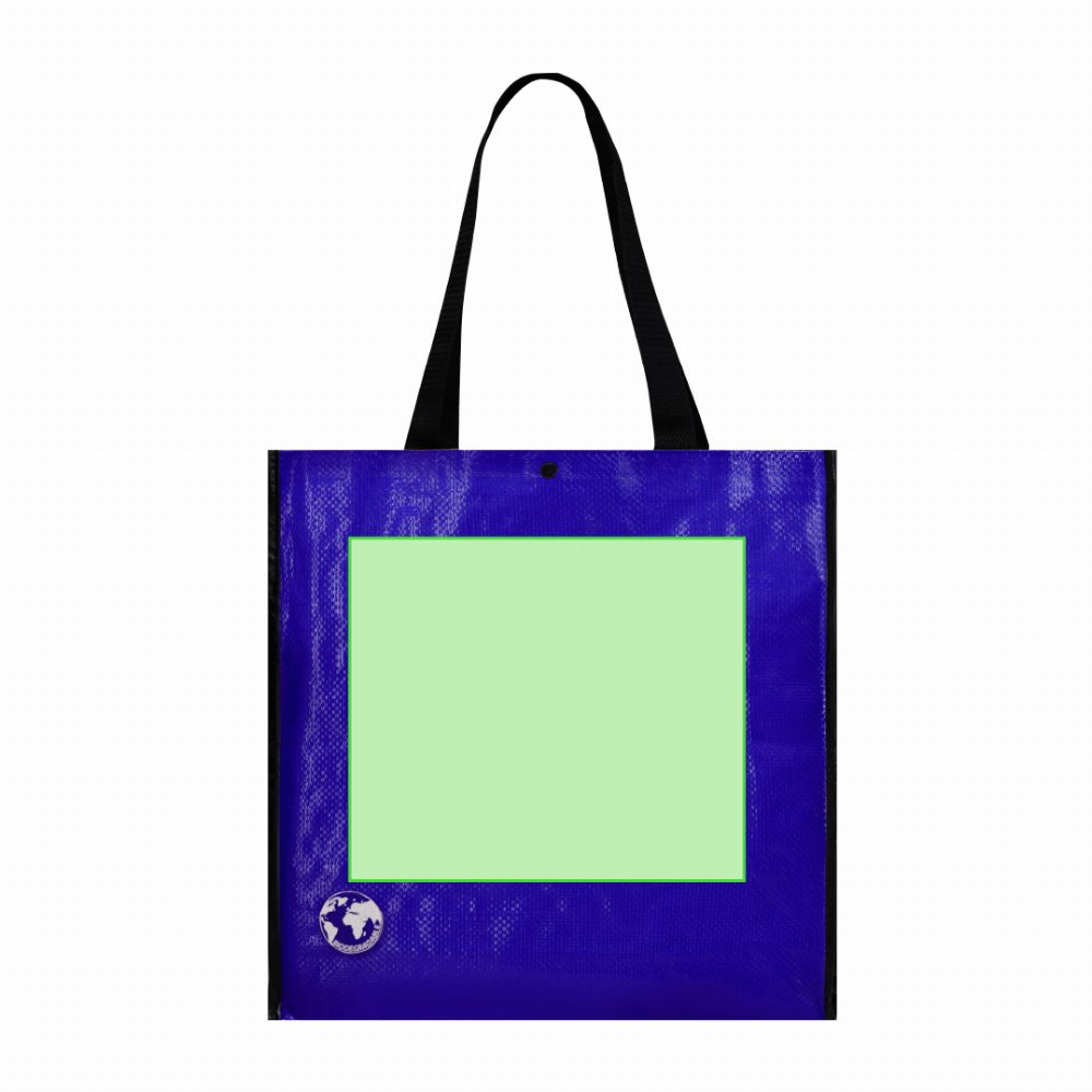 Branding diagram for Shopping bag Recycle – Central marking surface