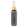 Trinkflasche Tournax - schwarz, Farbe: schwarz, Verpackung: recycelte Papier Tasche personalisierte Geschenke 