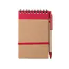 Notizbuch Ecocard - rot, Farbe: rot personalisierte Geschenke 