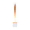 Namensschild Schlüsselband Maes - orange, Farbe: orange personalisierte Geschenke 