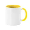 Sublimations Tasse Harnet - gelb, Farbe: gelb personalisierte Geschenke 
