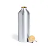 Trinkflasche Hetien - silber, Farbe: silber personalisierte Geschenke 