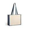 Tasche Rotin - navy blau