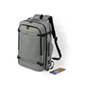 Dokumententasche Rucksack Sulkan - grau, Farbe: grau personalisierte Geschenke 