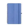 Halter Notizbuch Maisux - blau, Farbe: blau personalisierte Geschenke 