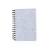 Notizbuch Fionap - grau, Farbe: grau personalisierte Geschenke 
