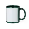 Sublimations Tasse Orchix - dunkelgrün, Farbe: dunkelgrün personalisierte Geschenke 