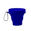 Faltbarer Trinkbecher Klimt - blau, Farbe: blau personalisierte Geschenke 