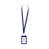 Namensschild Schlüsselband Fleck - navy blau, Farbe: navy blau personalisierte Geschenke 