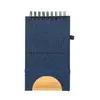 Halter Notizbuch Alyxa - navy blau, Farbe: navy blau personalisierte Geschenke 