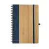 Notizbuch Gasmon - navy blau, Farbe: navy blau personalisierte Geschenke 